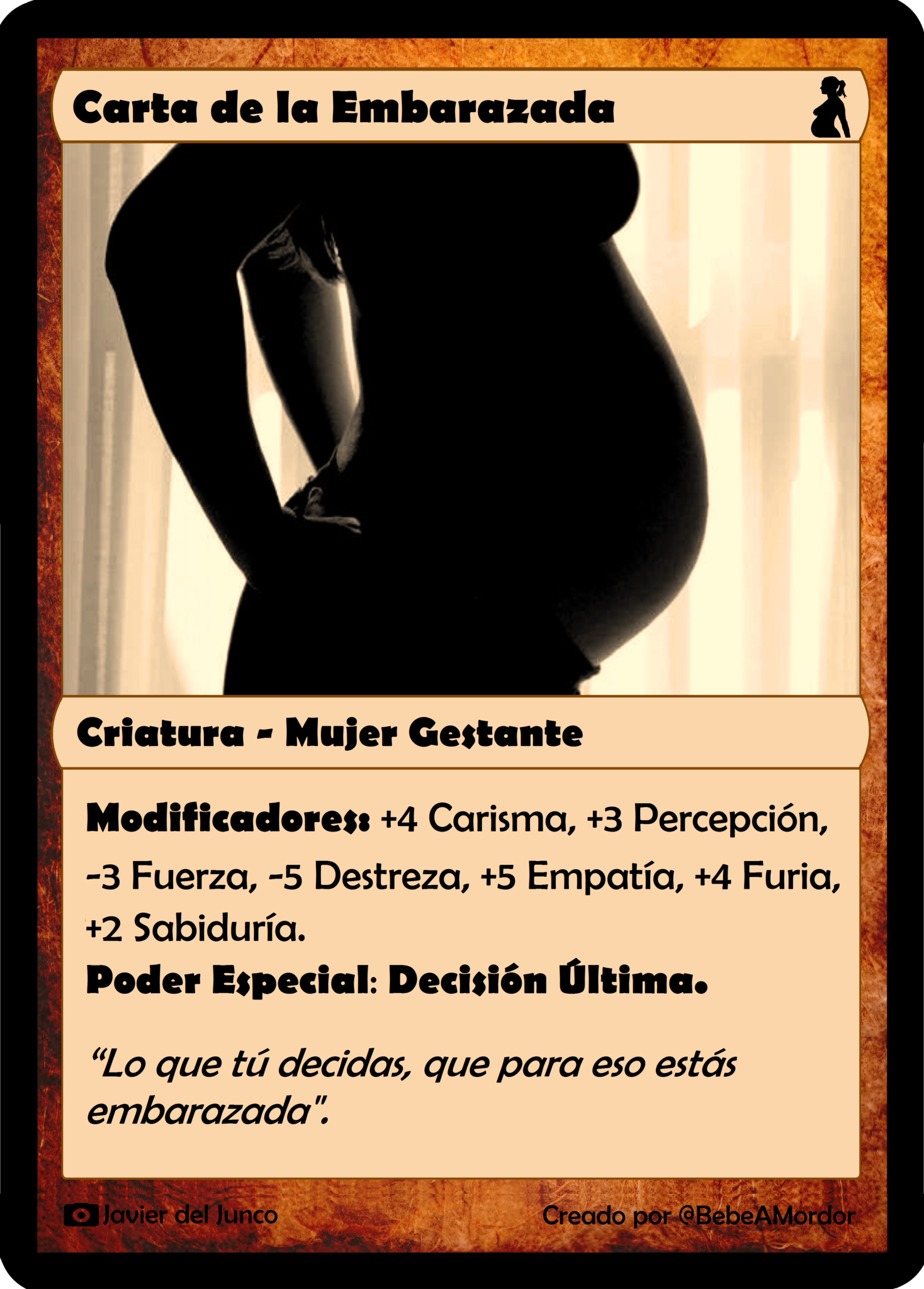 Vitae – La embarazada (front)
