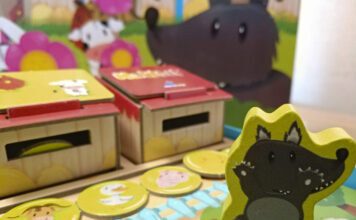 Juego de Mesa Mr Wolf Mercurio patas arriba