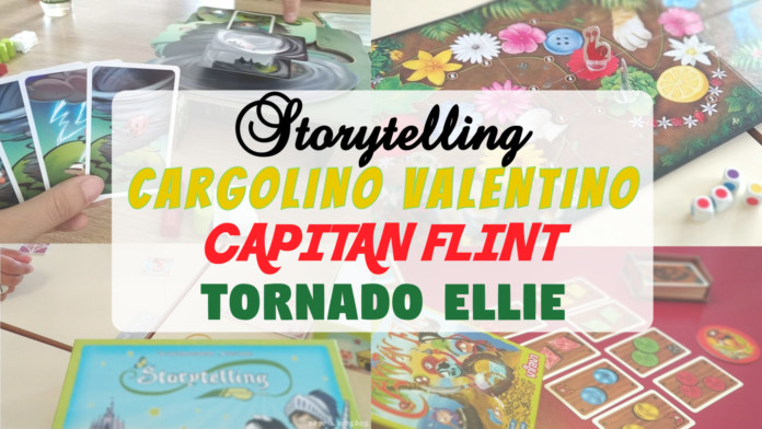 juego de mesa CArgolino Valentino Storytelling Capitán Flint y Tornado Ellie
