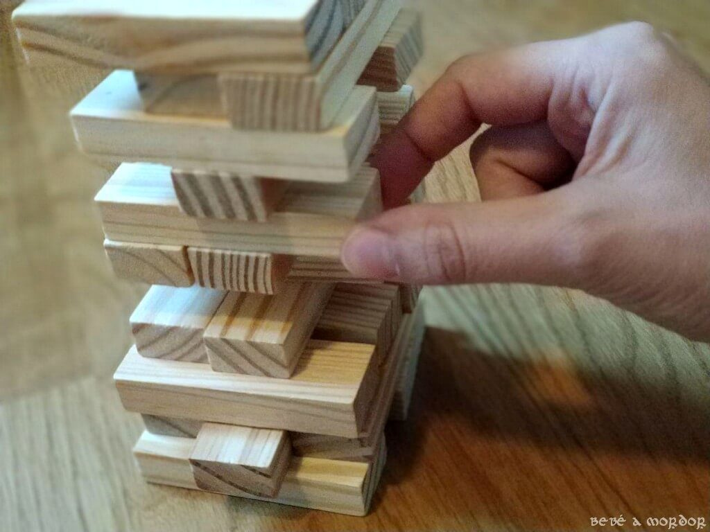 elegir bloque madera Jenga clásico