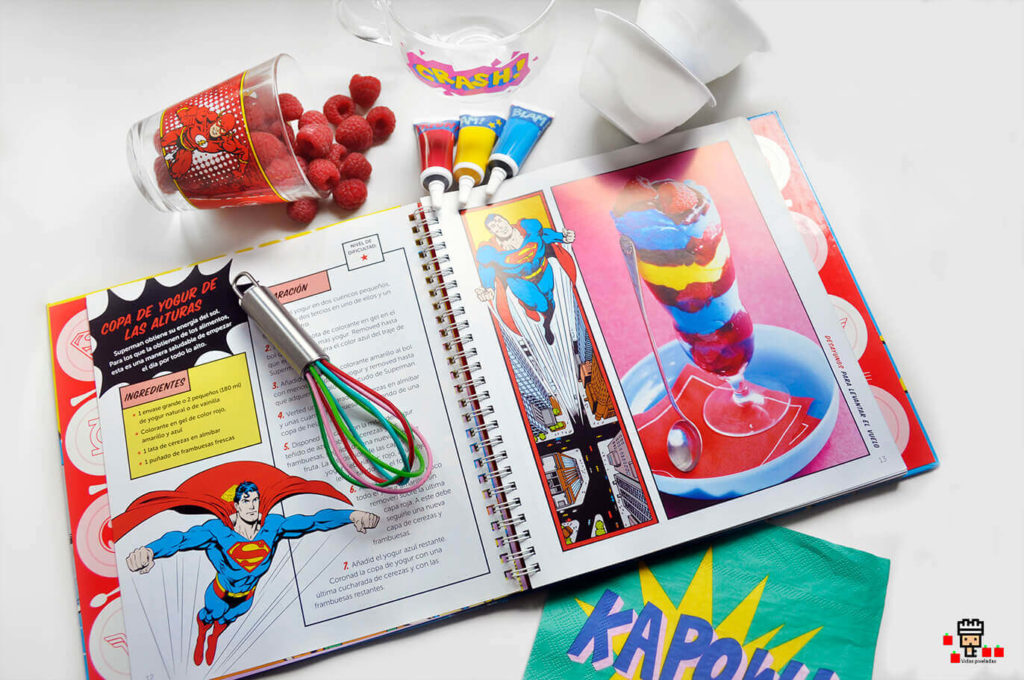 libro oficial de recetas de los superheroes SUPERMAN
