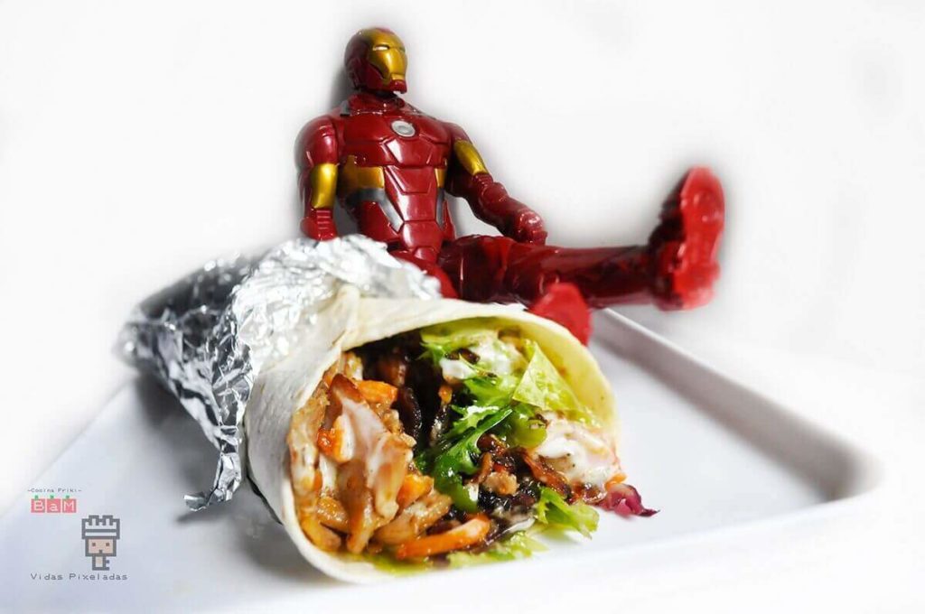 Shawarma de Tony Stark Comida de Los Vengadores