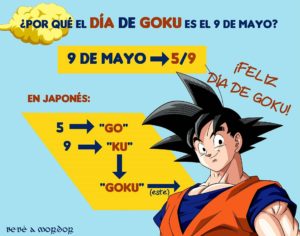 Día de Goku por qué 9 de mayo GO KU 