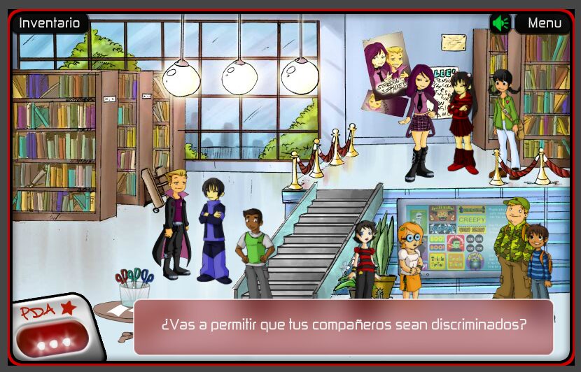 aventura gráfica videojuego Valores y Derechos Humanos