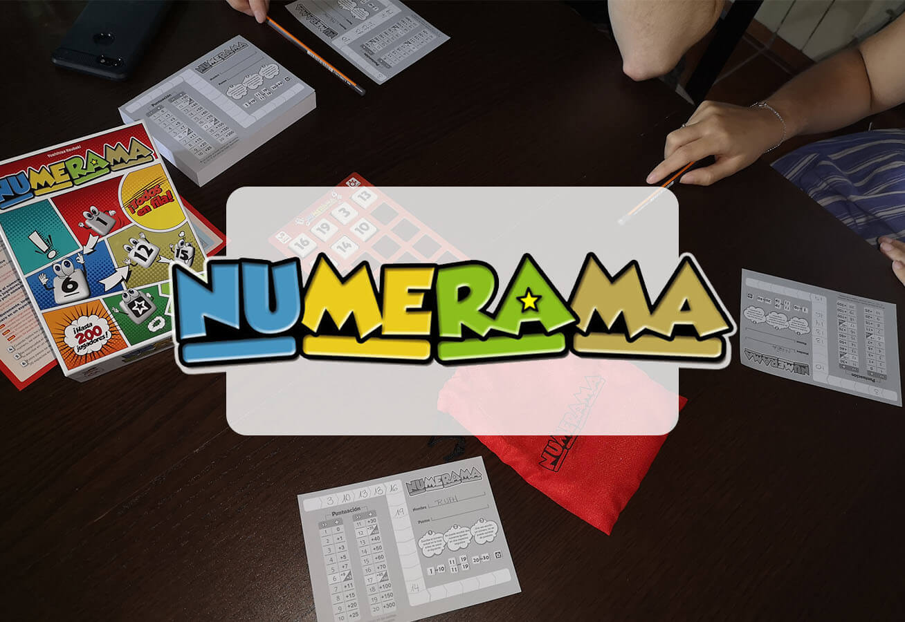 Caja de Numerama - juego de mesa de Mercurio