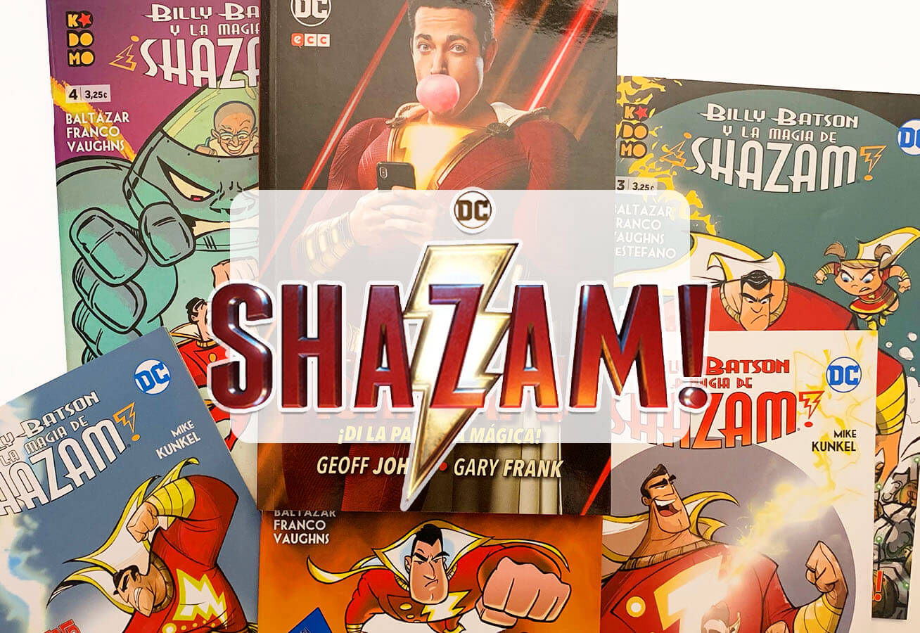 Shazam! película y cómics para niños