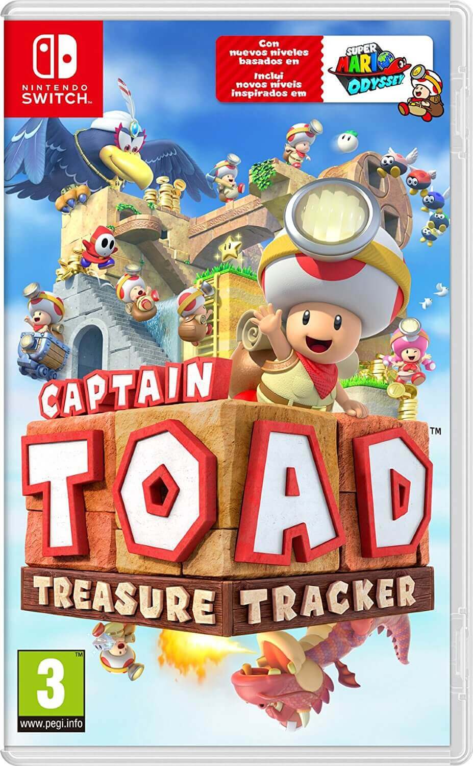 videojuego Captain Toad Treasure Tracker para Nintendo Switch