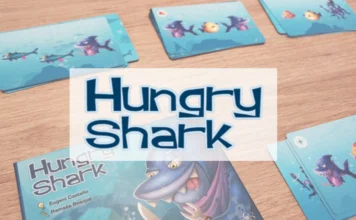 PORTADA juego de mesa HUNGRY SHARK