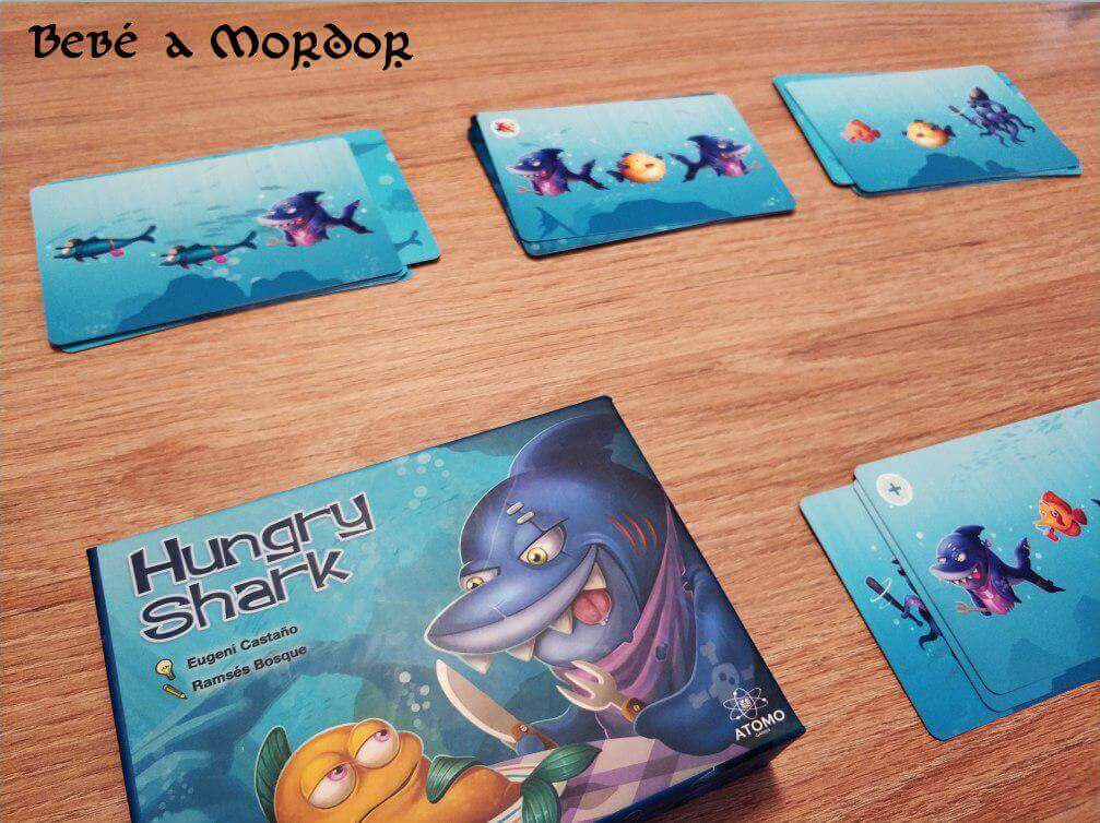 caja juego de mesa Hungry Shark Átomo