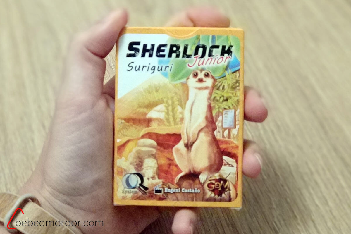caja de Sherlock junior suriguri tamaño juego de viaje
