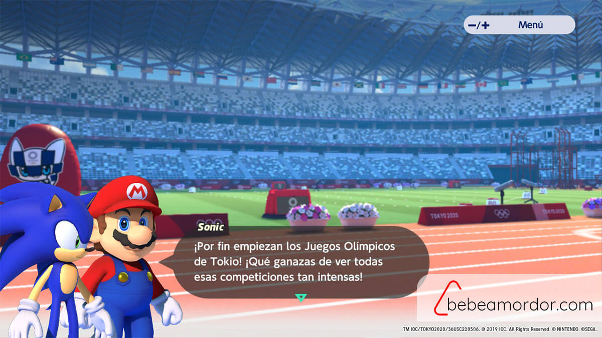 Intro Mario & Sonic en los juegos olímpicos