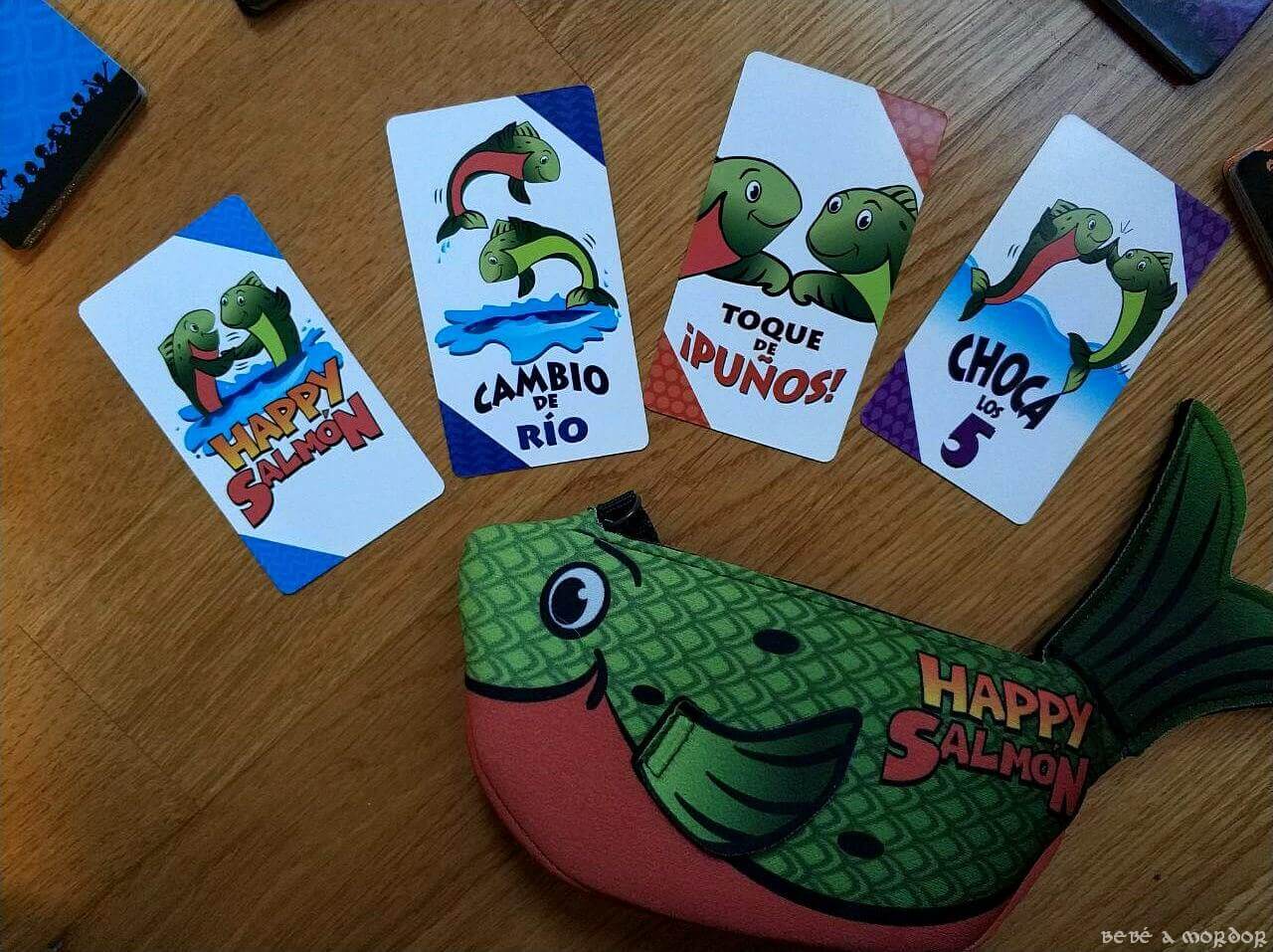 anverso cartas juego de mesa Happy Salmon(