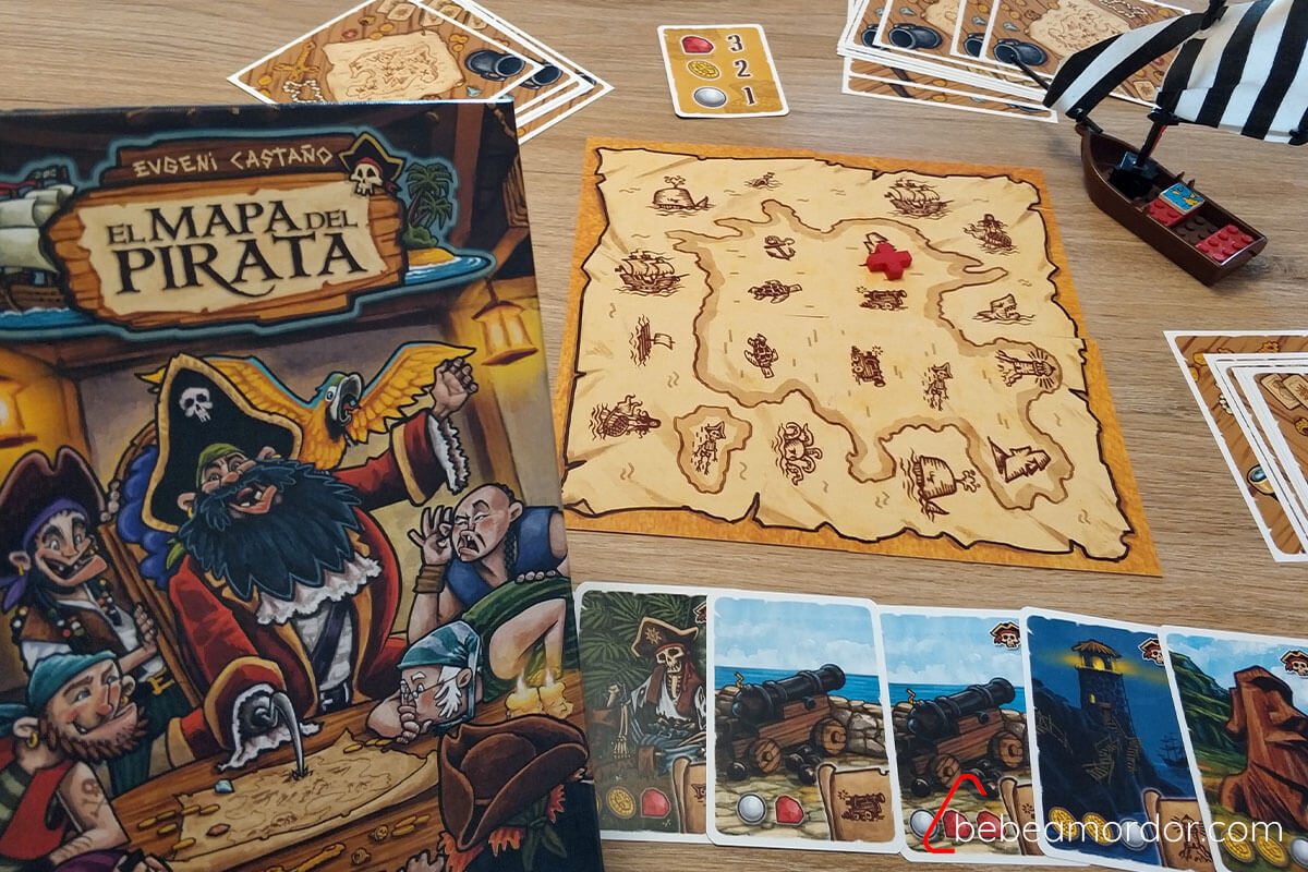 reseña juego de mesa el mapa del pirata