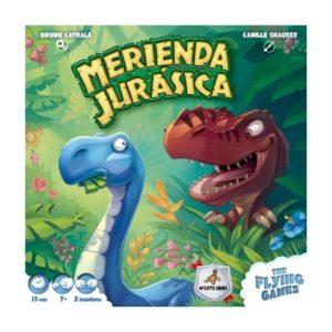 portada juego de mesa Merienda Jurásica Maldito Games