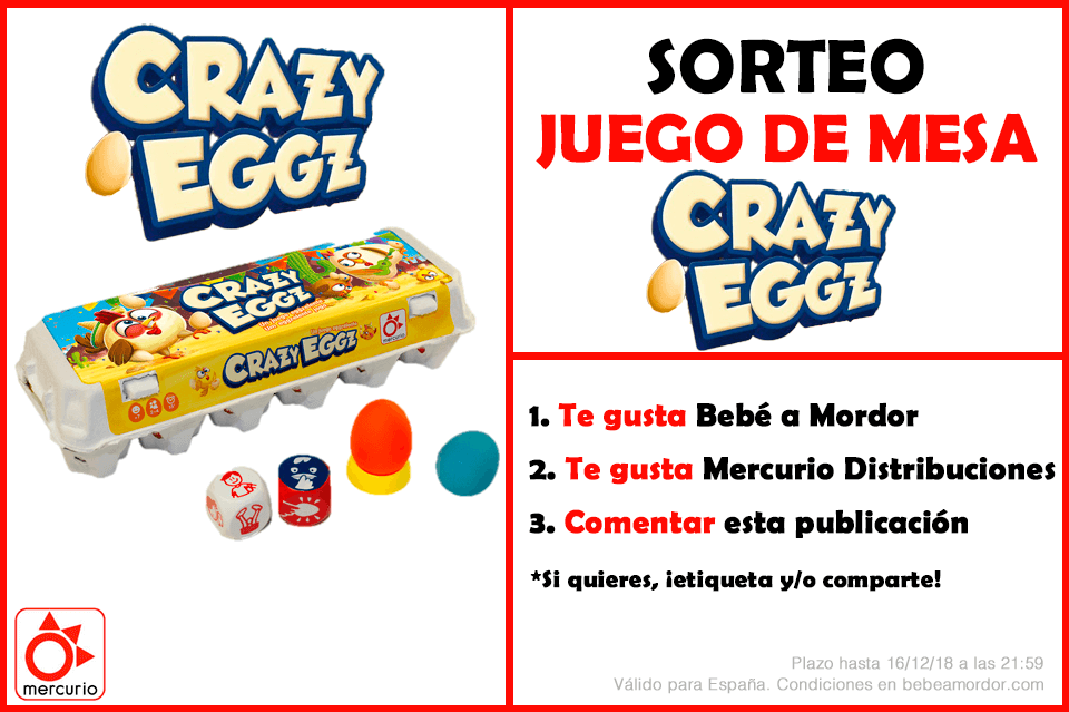Crazy Eggz sorteo FB