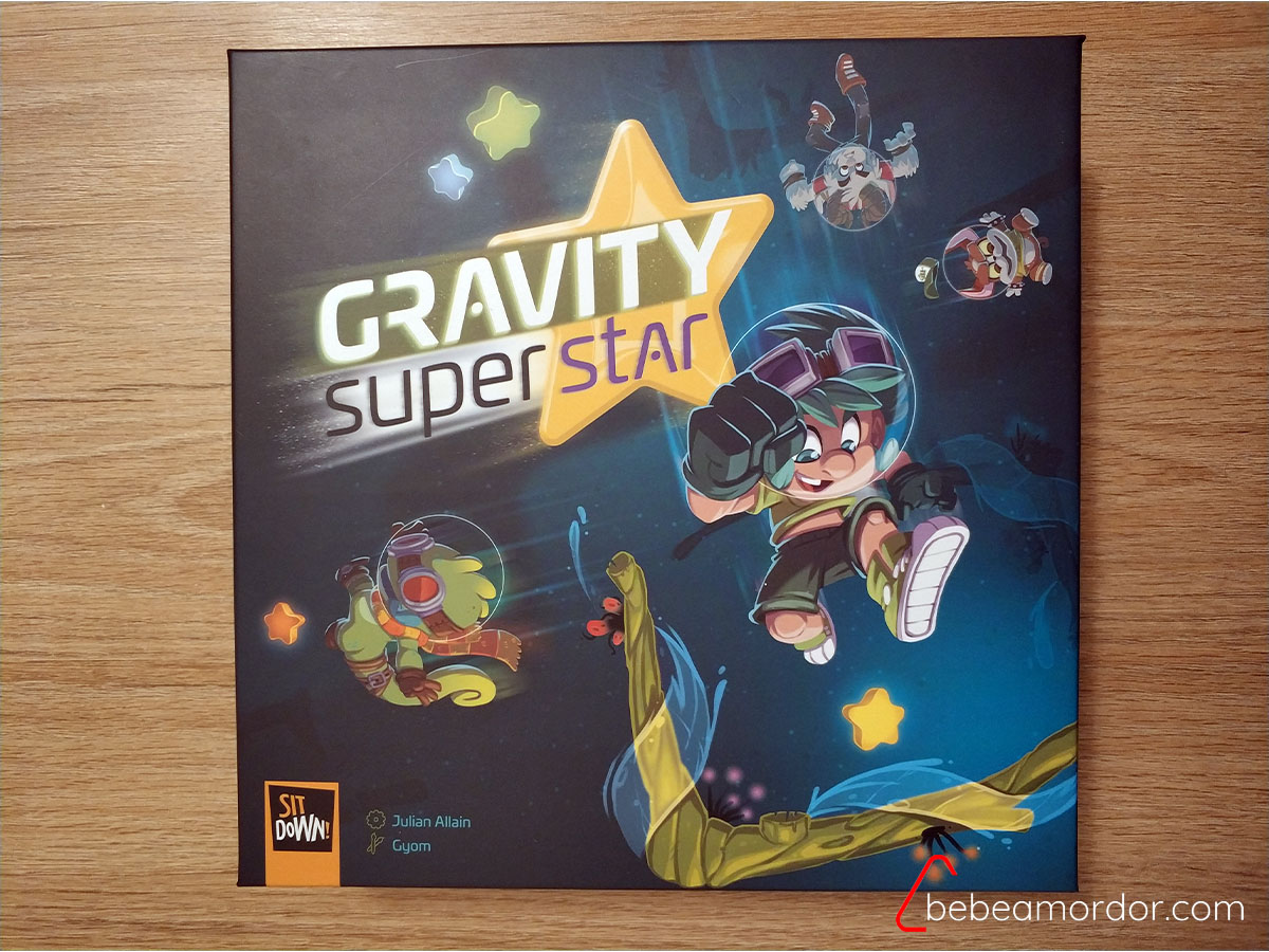 cartas de Gravity Superstar con acciones posibles