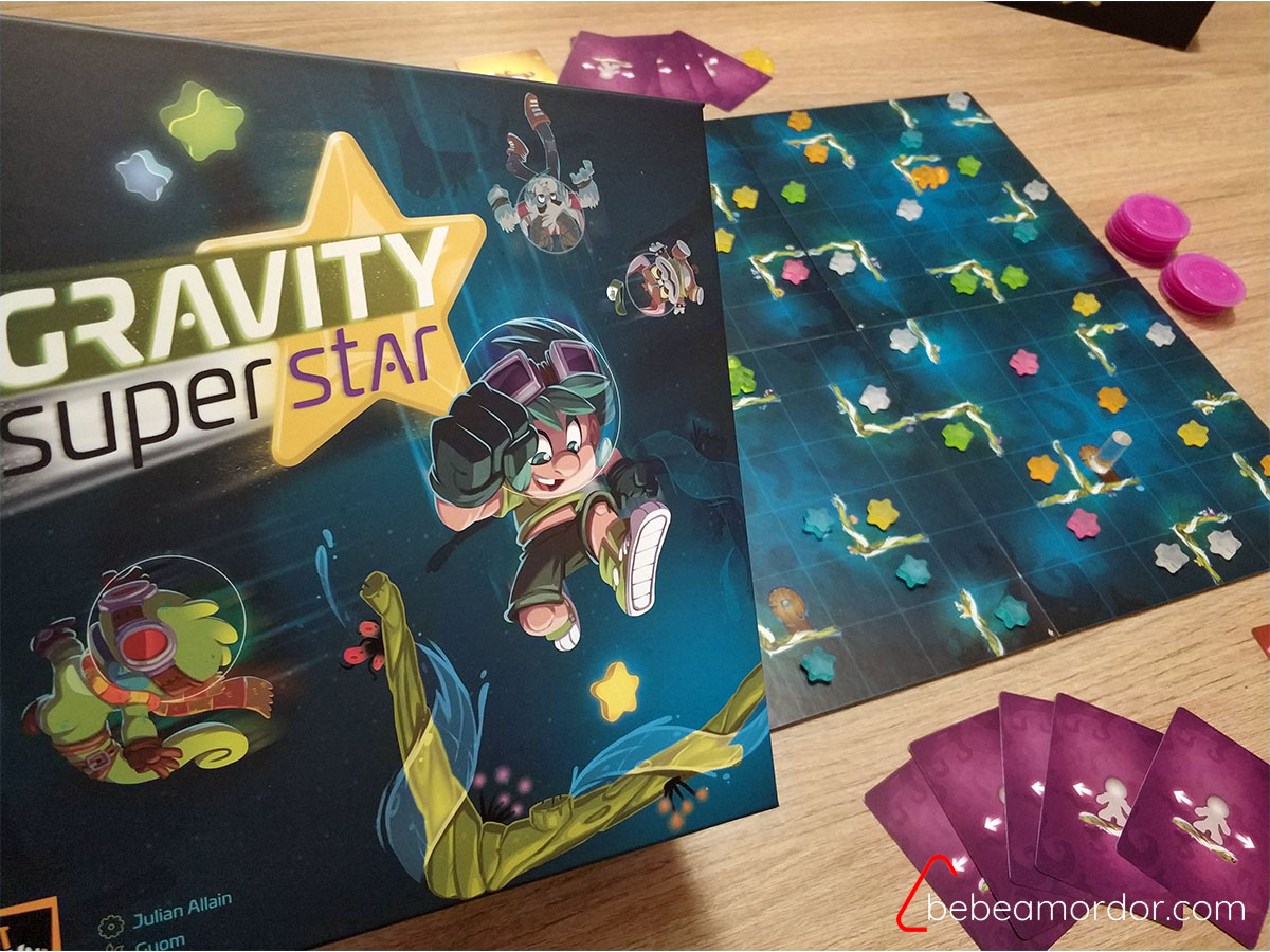 caja del juego de mesa Gravity Superstar