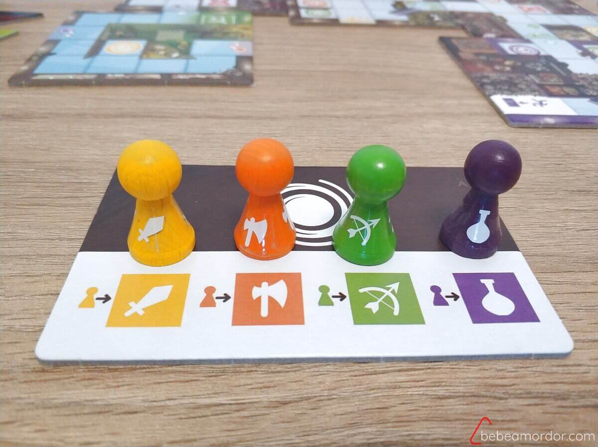 Magic Maze juego de mesa adaptado a daltonismo