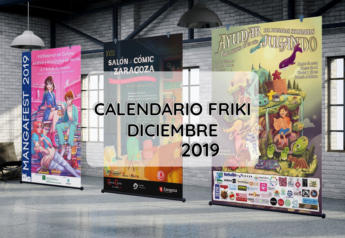 calendario friki diciembre 2019