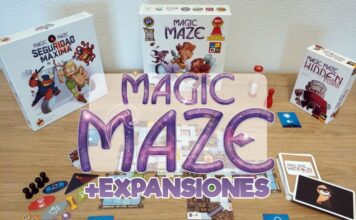 portada reseña cómo se juega base y expansión de Magic Maze