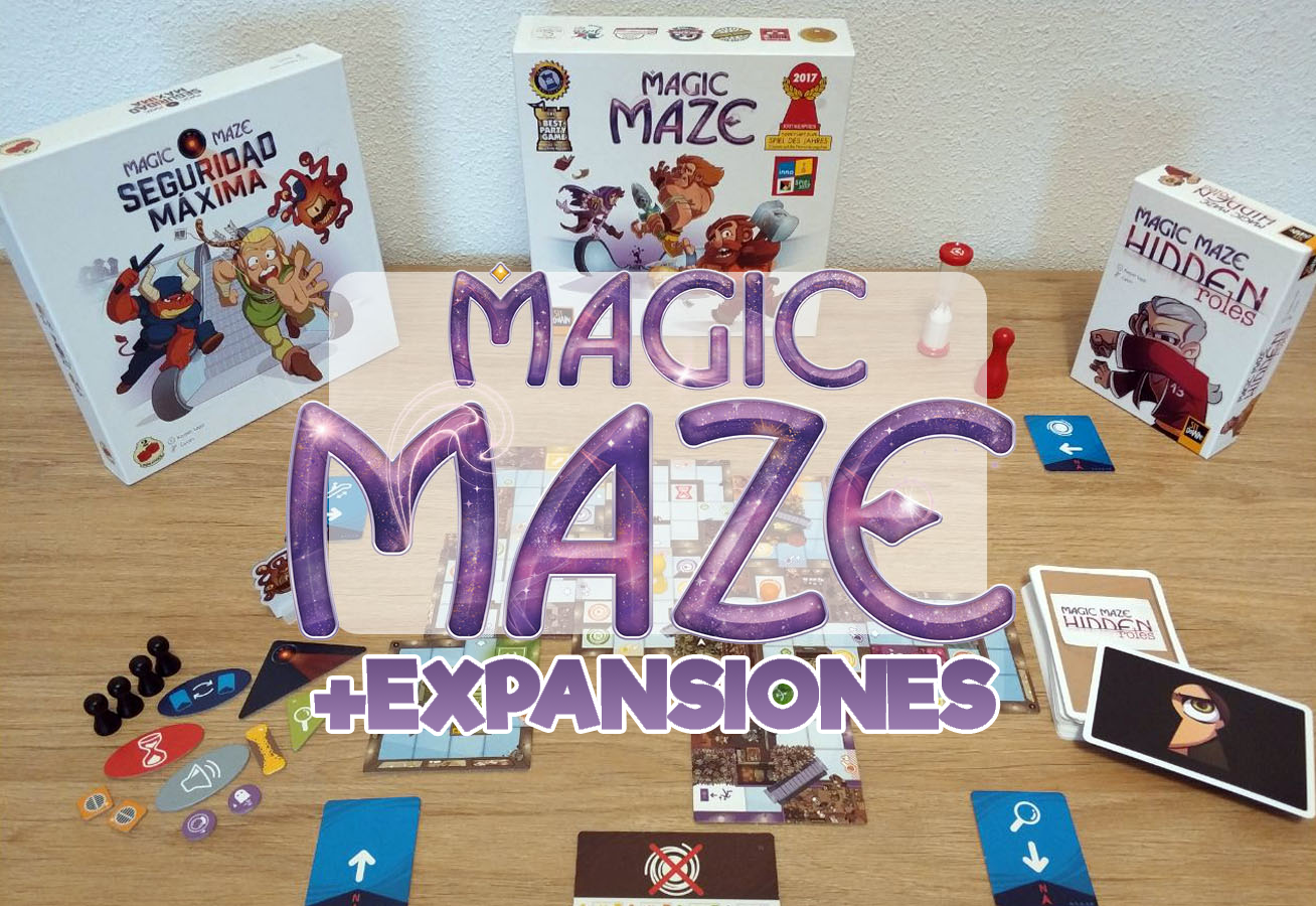 portada reseña cómo se juega base y expansión de Magic Maze