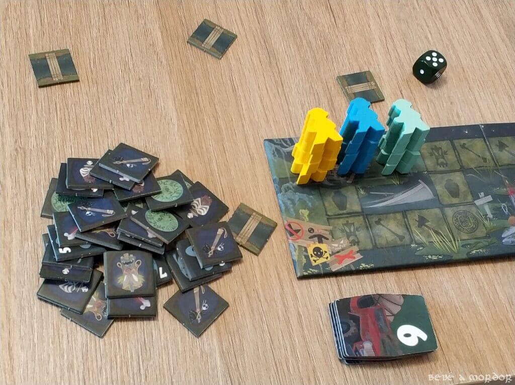 setup preparación juego Ghosts of the Moor 2 Tomatoes