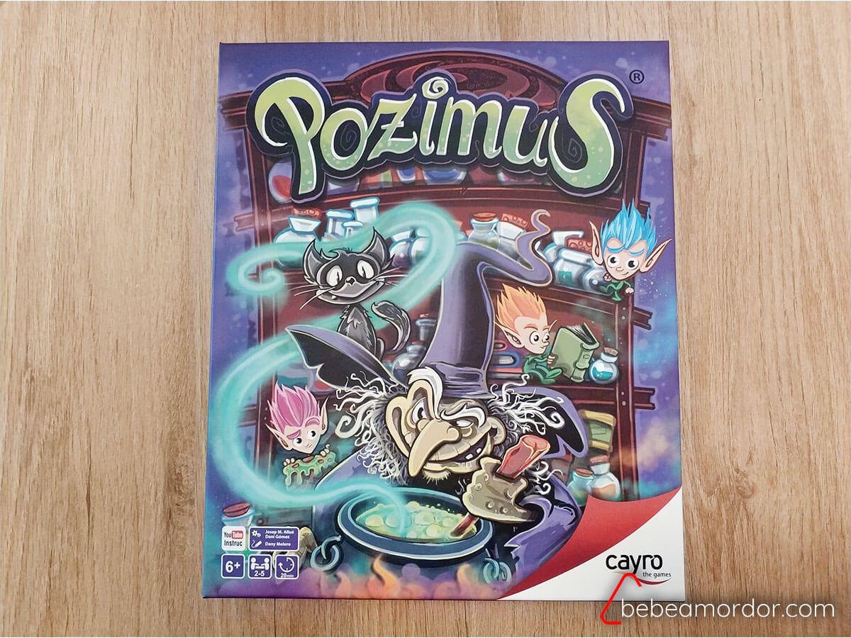 Portada juego de mesa Pozimus