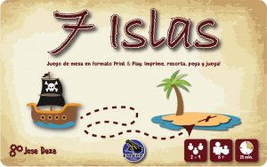 juego de mesa imprimible 7 islas