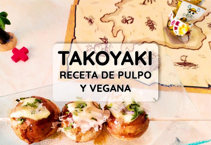 receta takoyaki pulpo vegano