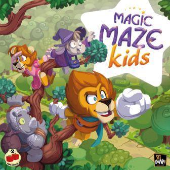 portada del juego de mesa Magic Maze Kids con personajes de fantasía