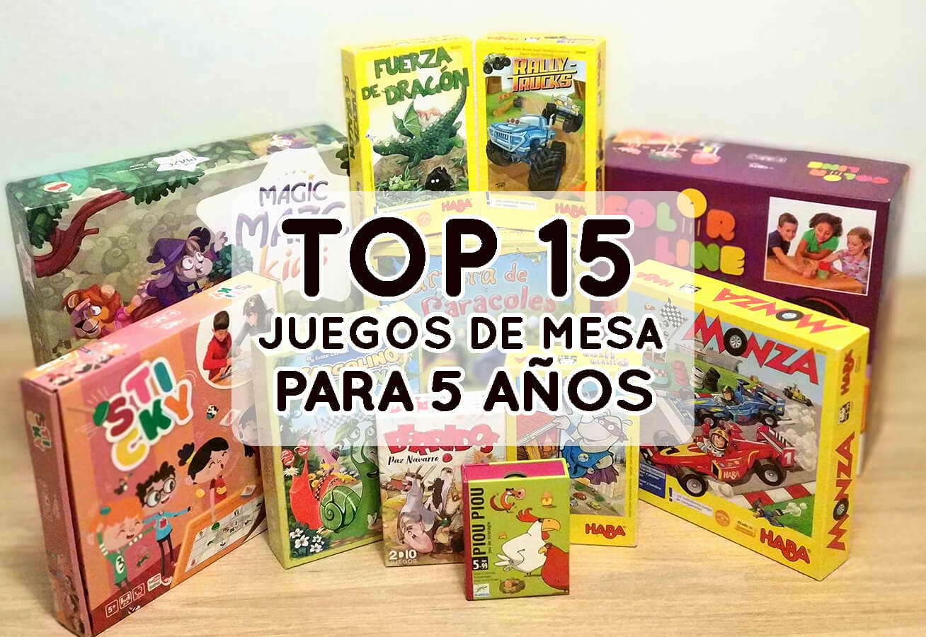 instructor Disco cáscara Top 15 Juegos de mesa para niños y niñas de 5 años - BaM!