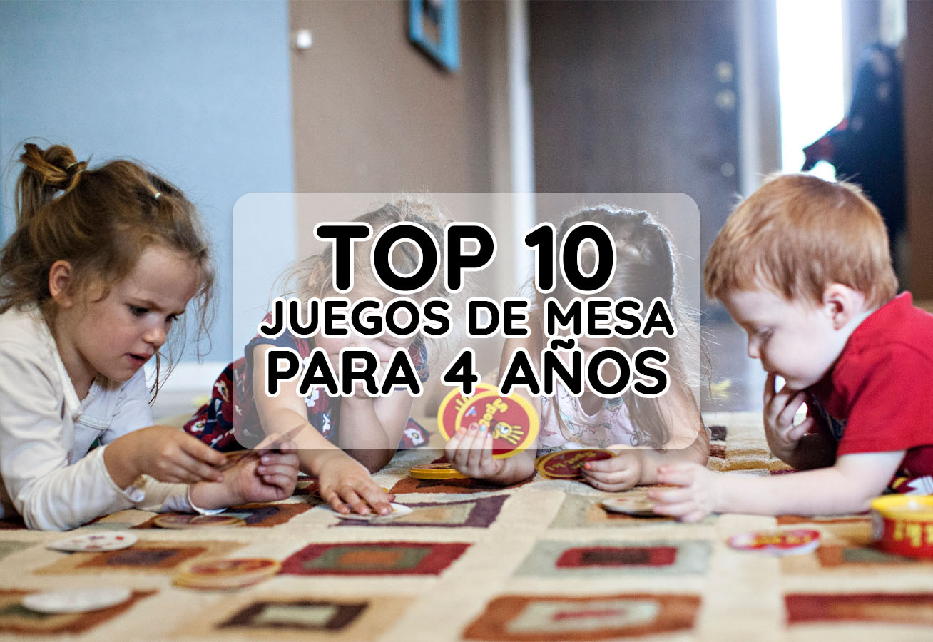 jugo profesional escarcha Top 10 Juegos de mesa para niños y niñas de 4 años - BaM!
