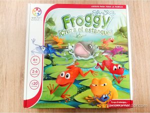 Caja juego de mesa Froggy ¡cruza el estanque! Smart Games. 