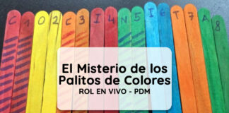 Pequeños Detectives de Monstruos: El misterio de los palitos de colores