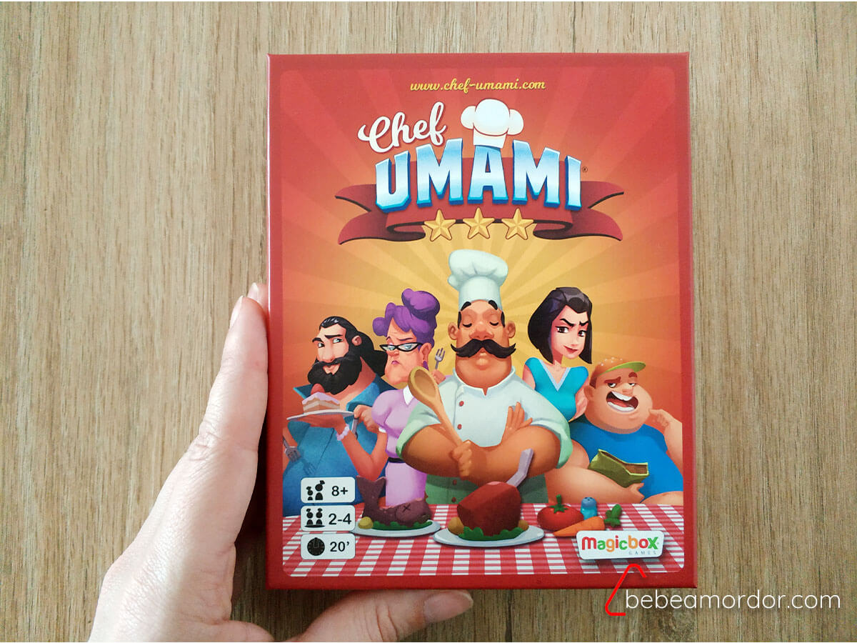 caja juego de mesa Chef Umami MagixBox