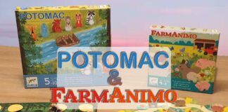portada juegos de mesa cooperativos Farmanimo y Potomac