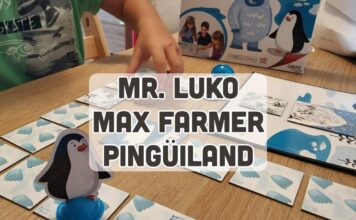 portada reseña juego de mesa cooperativo 3 años Pingüiland Max Farmer Mr Luko Cayro