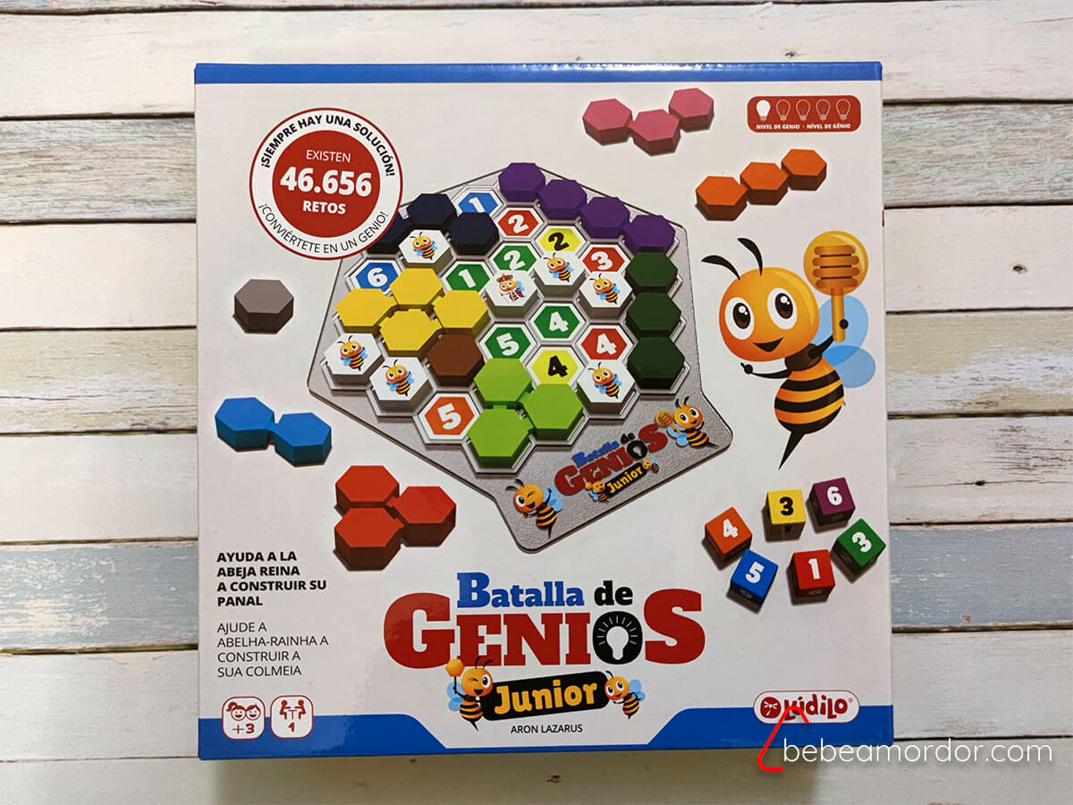caja del juego batalla de genios junior