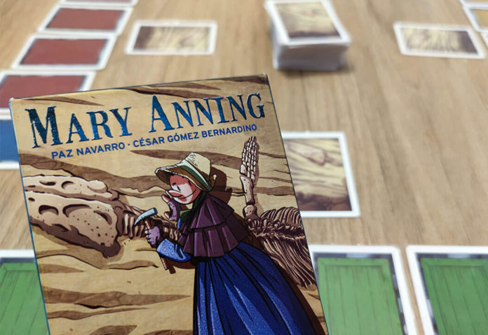 portada reseña juego de mesa Mary Anning