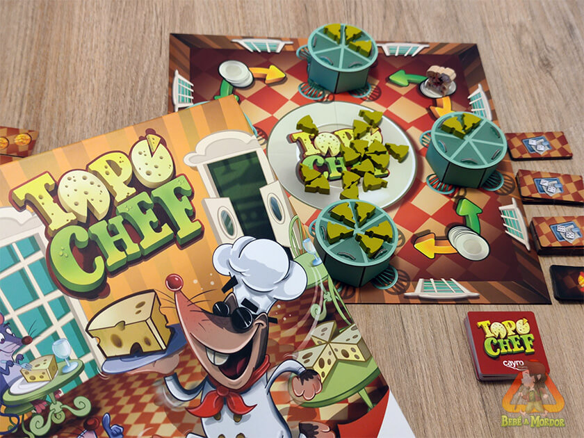 Cayro Topo Chef – Gioco Da Tavolo Per Bambini – Impara A Cucinare Giocando – Sviluppa Memoria E Creatività