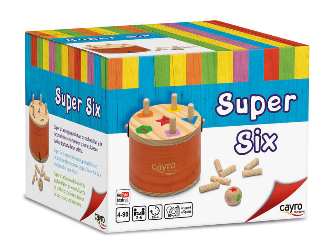 caja juego de mesa Super Six Cayro