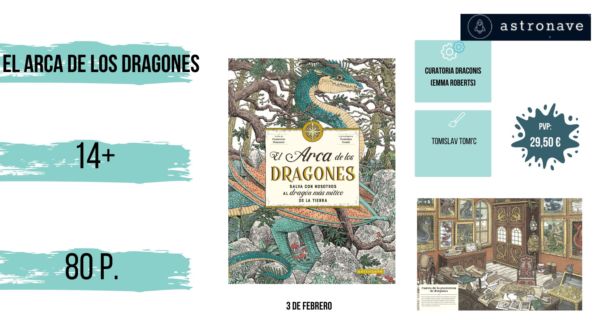 Novedades febrero cómics El arca de los dragones