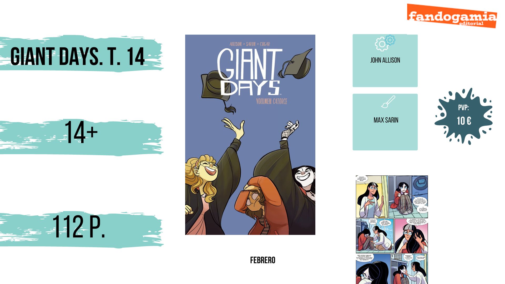 Novedades febrero cómics Giant Days
