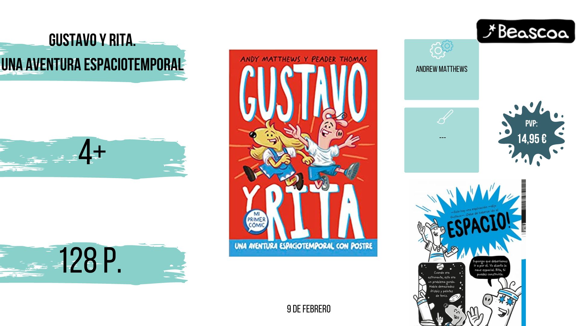 Novedades febrero cómics Gustavo y Rita