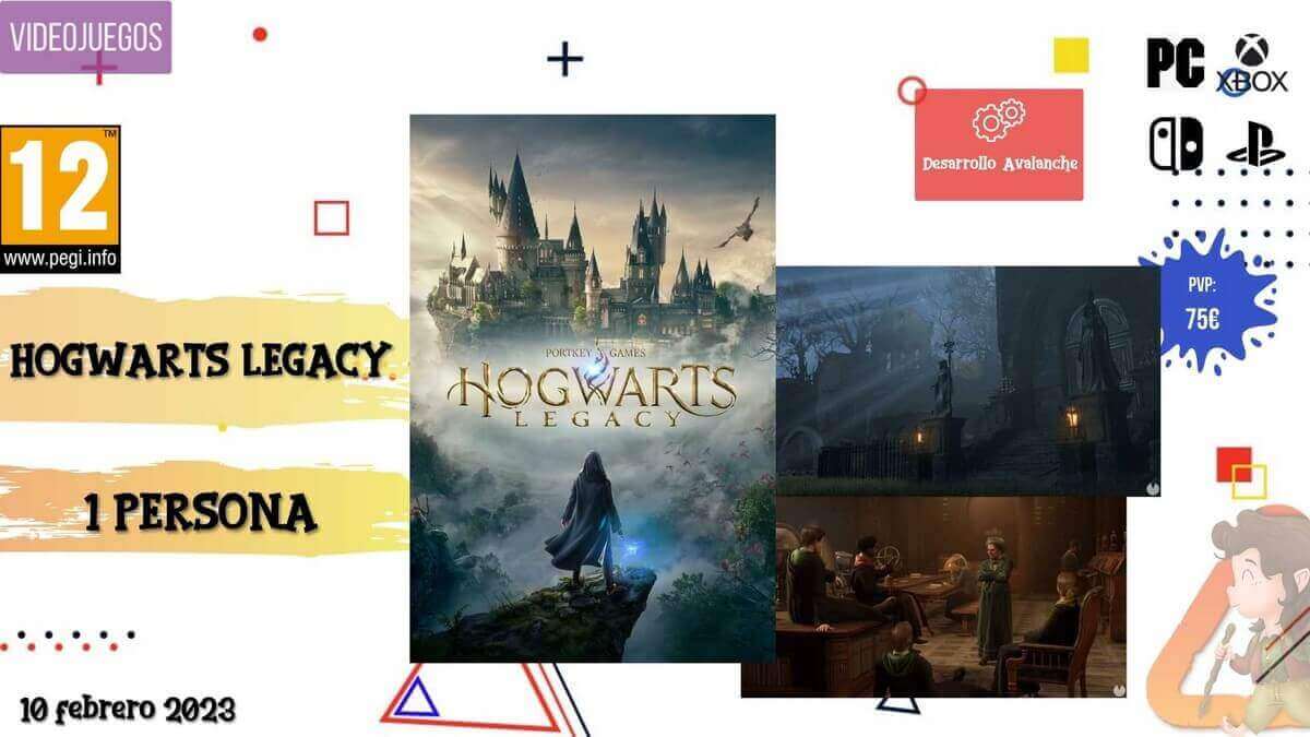 videojuegos de febrero de 2023 hogwarts legacy