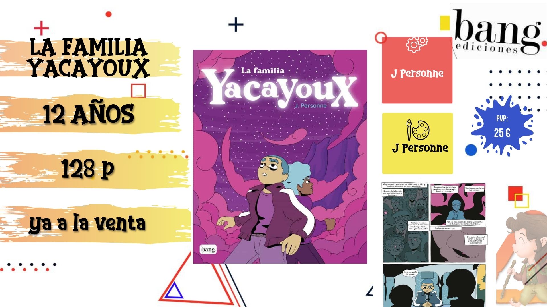 Novedades cómics marzo La familia Yacayoux
