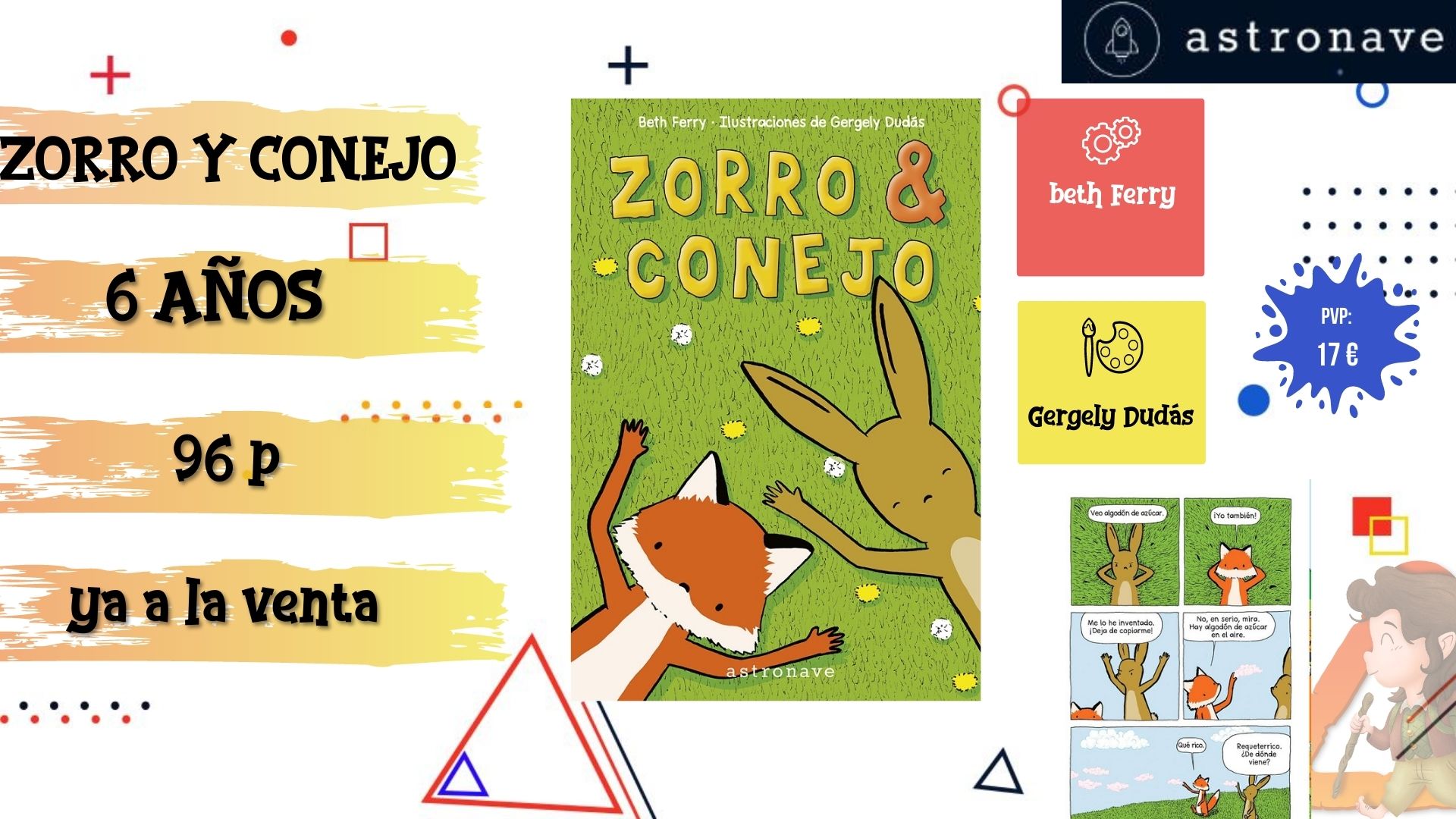 Novedades cómics marzo Zorro y Conejo