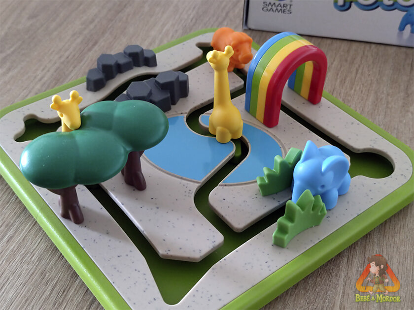 caja juego de mesa solitario foto safari smart games