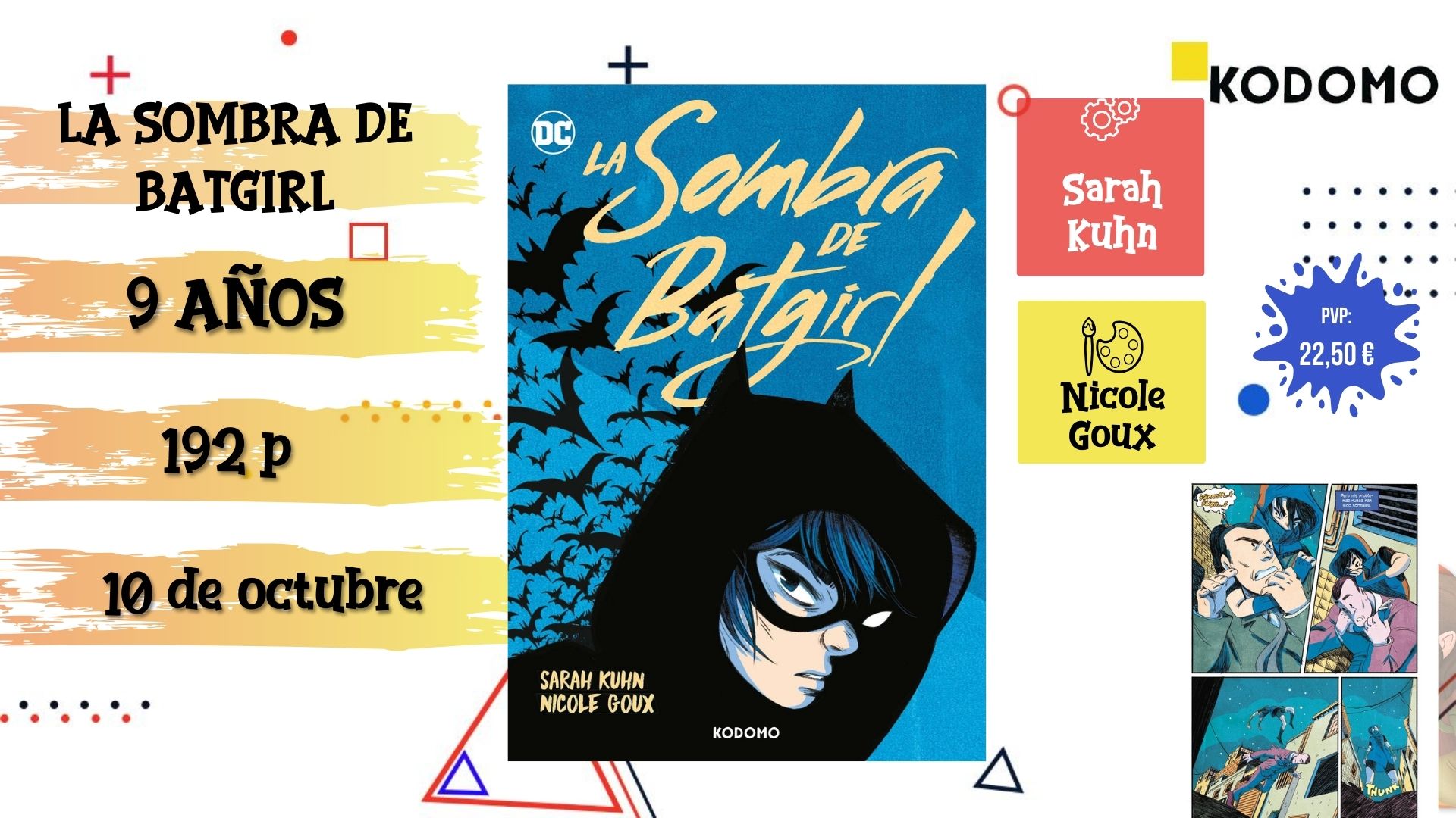 Novedades cómics octubre La sombra de Batgirl