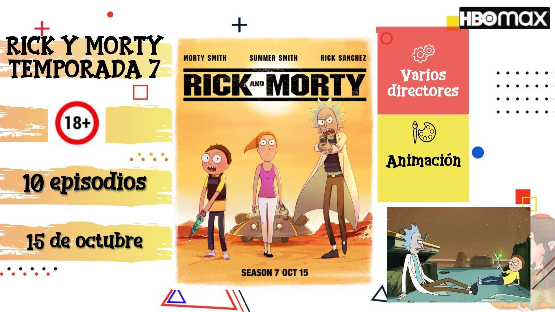 Series de octubre de 2023 Rick & Morty